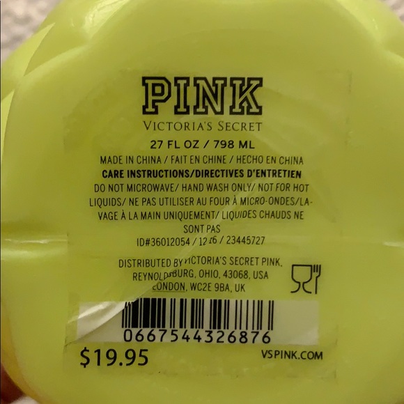 NWT PINK VICTORIA SECRET Pineapple Cooler & Cup - Picture 7 of 8